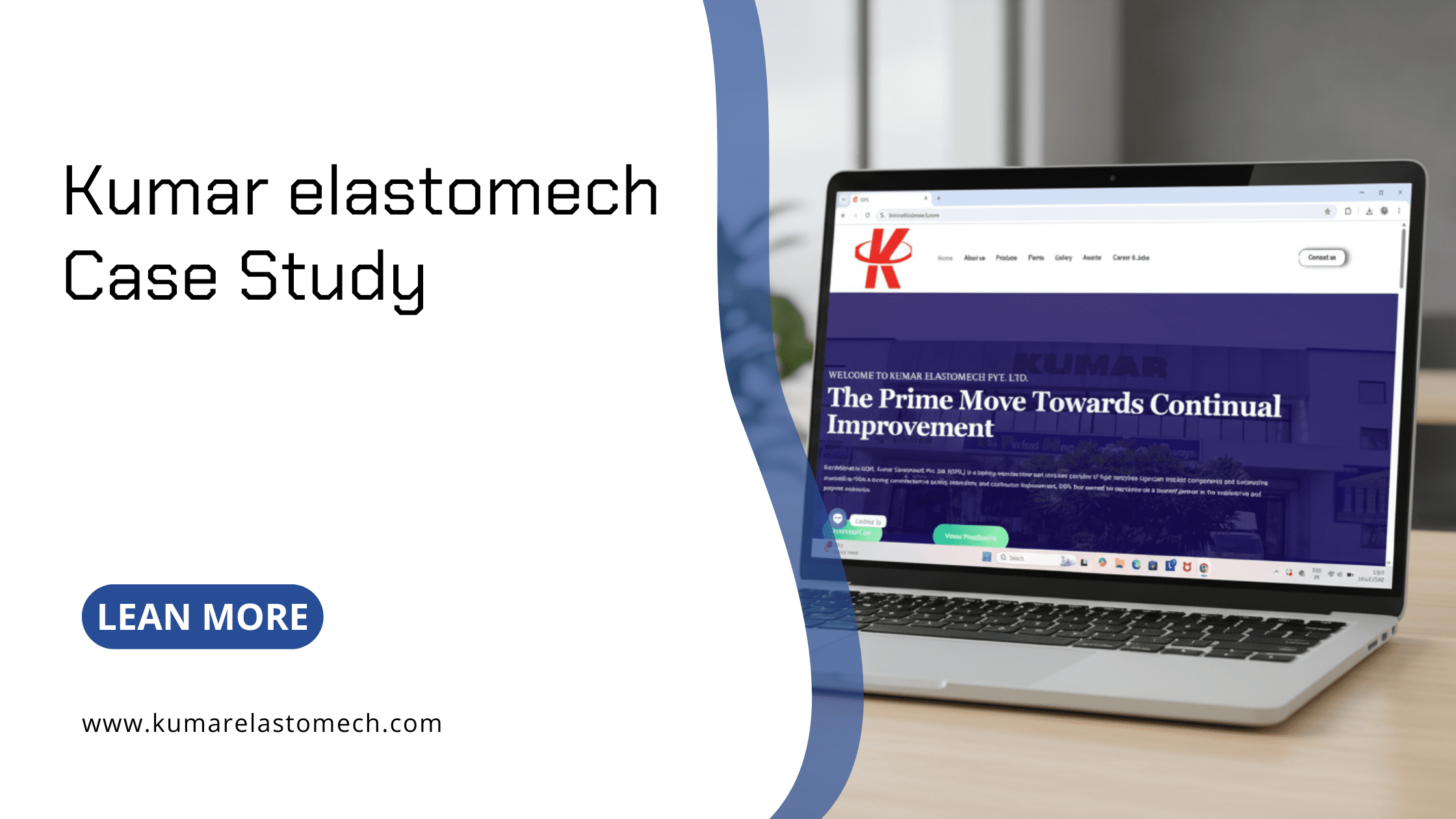 Case Study: Kumar Elastomech Website Redesign